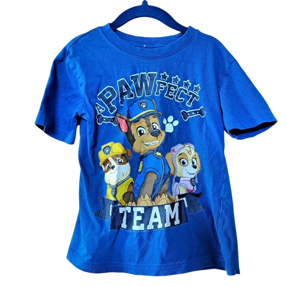 Paw Patrol Kids Blue “PAWfect Team” T-Shirt | Toddler 4T | 3/20$